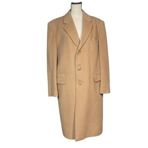 Stafford Mens Vintage Camel Coat